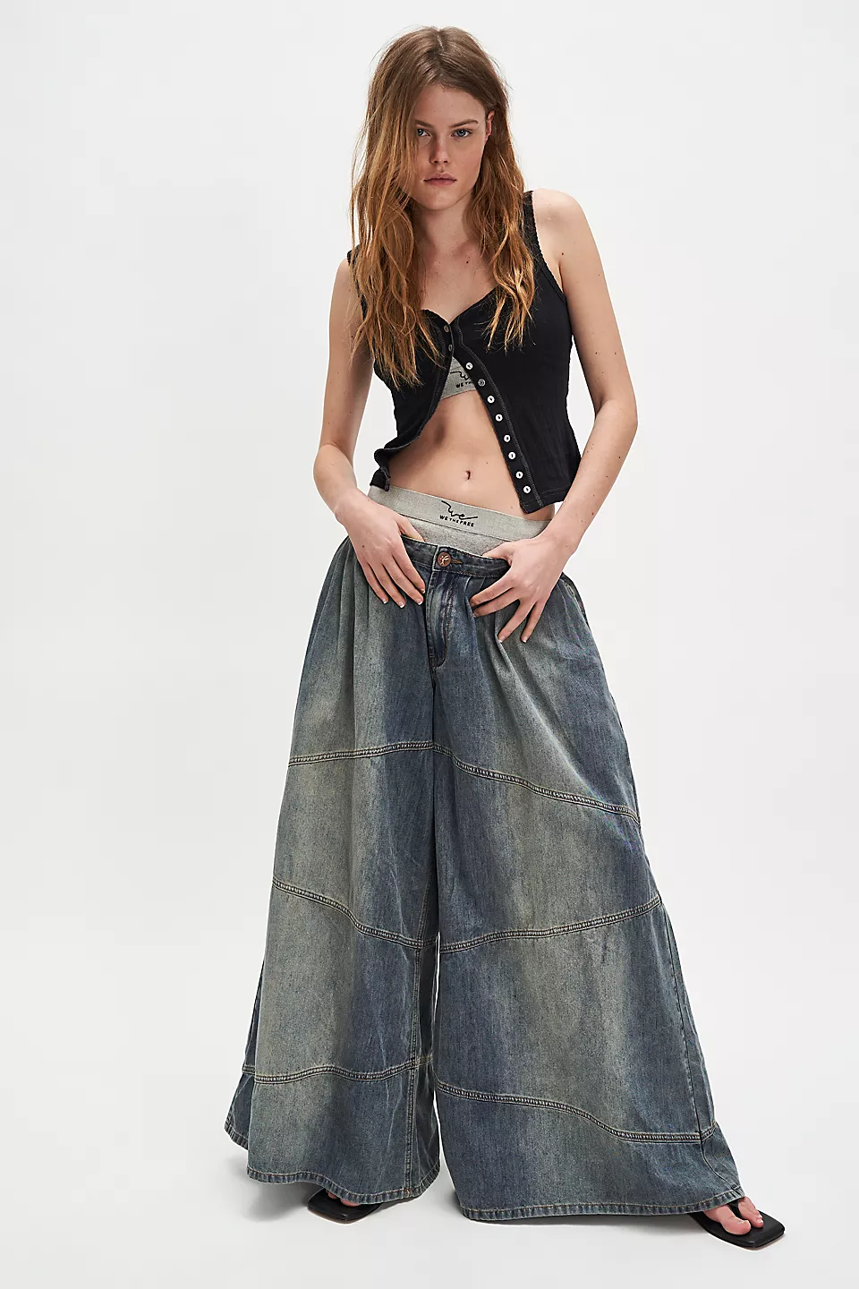 OneTeaspoon Daddios Wide-Leg Jeans