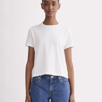 The Box-Cut Tee in Essential Cotton