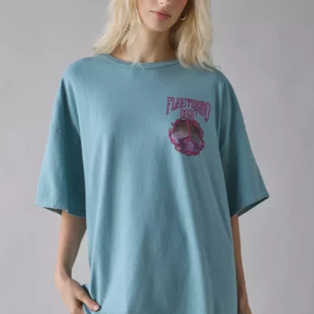 Fleetwood Mac Graphic Cotton T-Shirt Dress