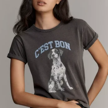 By Anthropologie Amore Mio Graphic Tee